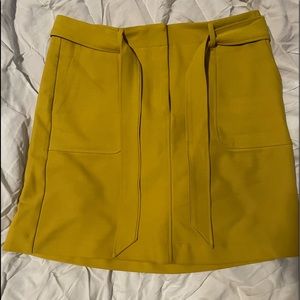 yellow skirt from the LOFT